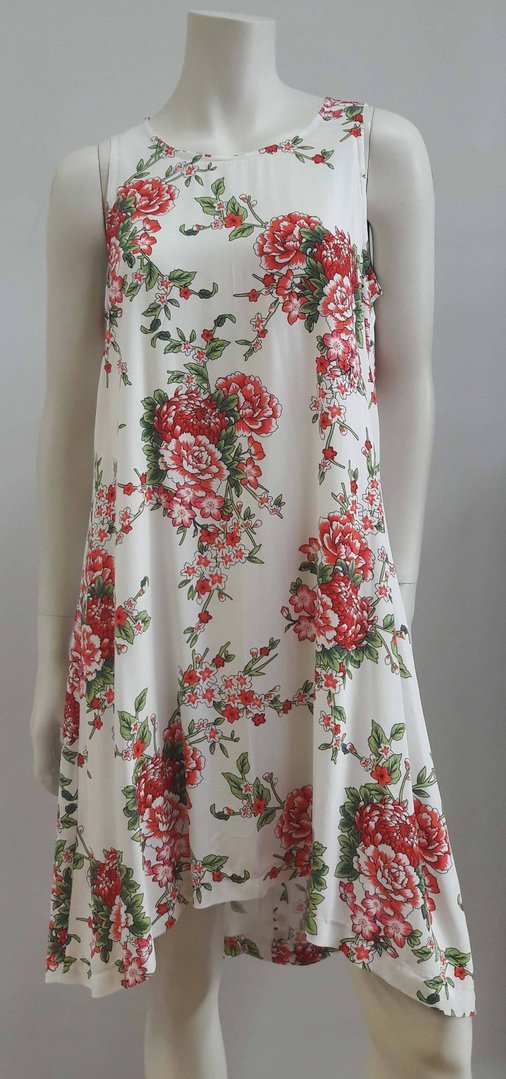 DC Line Jersey Kleid Amper Blumen