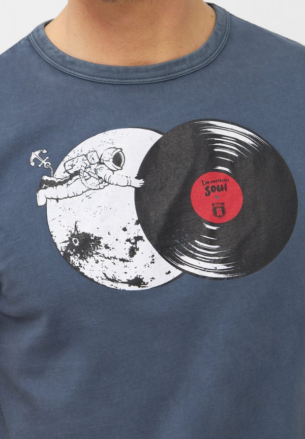 Derbe Herren Vinylspace T-Shirt Navy